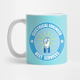 Electrical Engineer Typography Design for Engineers and Engineering Students Mug